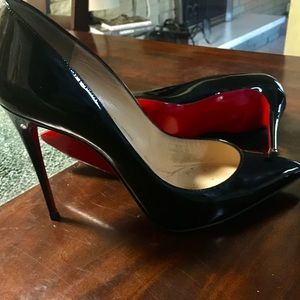 Christian Louboutin “Pigalle Follies” stilettos.